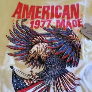 New! Refined canvas 1977 American made tee